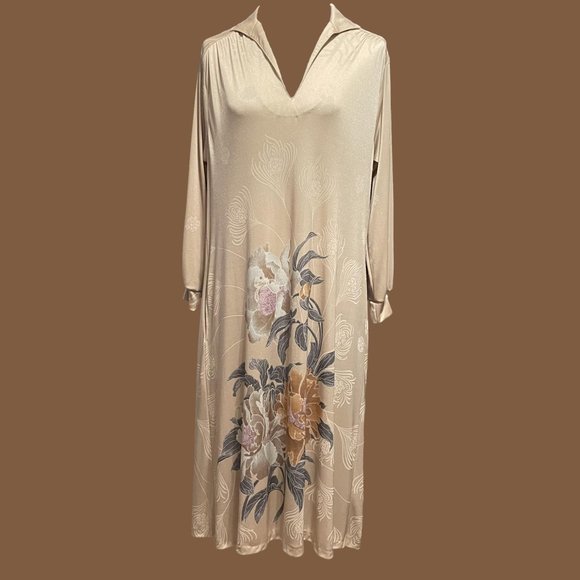 Mac Tac Paris Vintage Floral Dress - Large - Picture 2 of 6